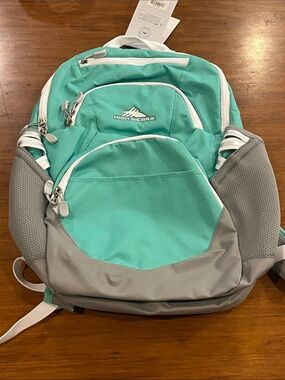 High Sierra Swoop SG Backpack Bool Bag new green gray